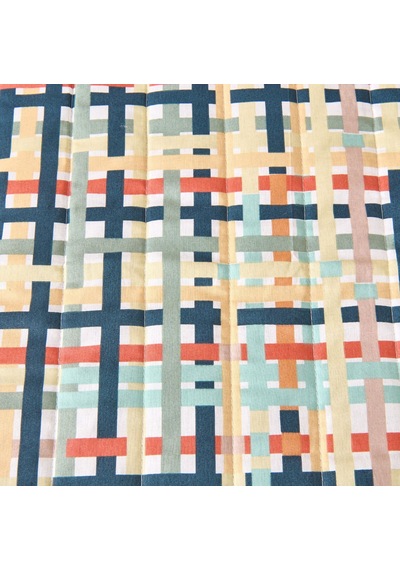 Soft Ela Tek Kişilik Yatak Örtüsü - Renkli - 160x230 Cm