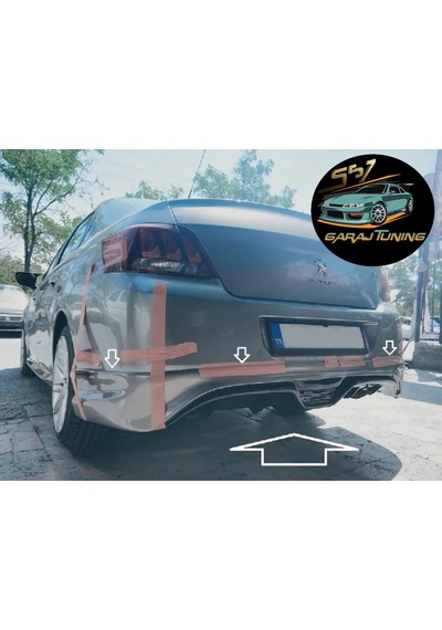 Peugeot 301 Arka Tampon Eki Fiberglass Boyasız