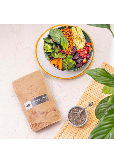 Organik Chia Tohumu, 150g, 2'li Paket, Omega-3 Ve Lif Açısından Zengin, Smoothie Ve Salatalara Uygun