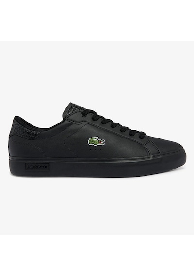 Lacoste Sport Pover Court 1121-1 Sma Leather Mens Sneaker Hakiki Deri Erkek Günlük Spor Ayakkabı Siyah Lacoste Sport Pover Court 1121-1 Sma Leather Mens Sneaker Hakiki Deri Erkek Günlük Spor Ayakkabı Siyah