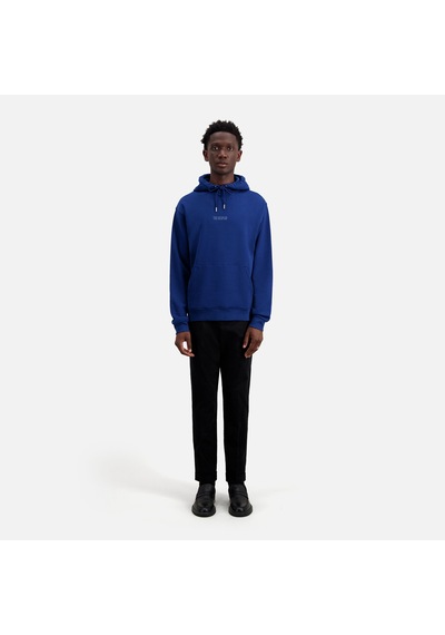 The Kooples Erkek Kapüşonlu Baskılı Mavi Sweatshırt