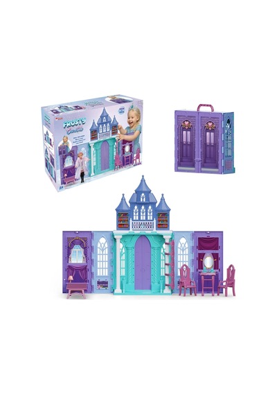 Frozen'nin Muhteşem Şatosu - Ev Oyuncak - Frozen Tatil Ev Seti - Frozen Ev Seti - Karlar Ülkesi Şato 1 Adet