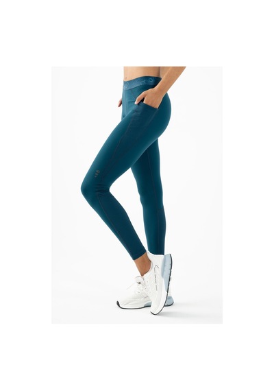 Maraton Active Slimfit Kadın Fitness Turkuaz Tayt 21974-turkuaz Turkuaz