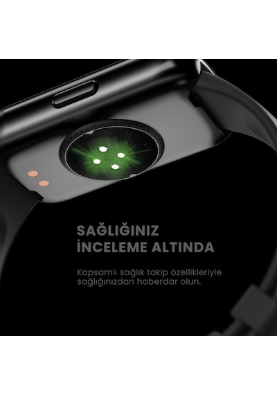 HiFuture EVO2 1,47" Ekran Su Geçirmez 1ATM Apple Uyumlu iOS & Android Akıllı Bileklik