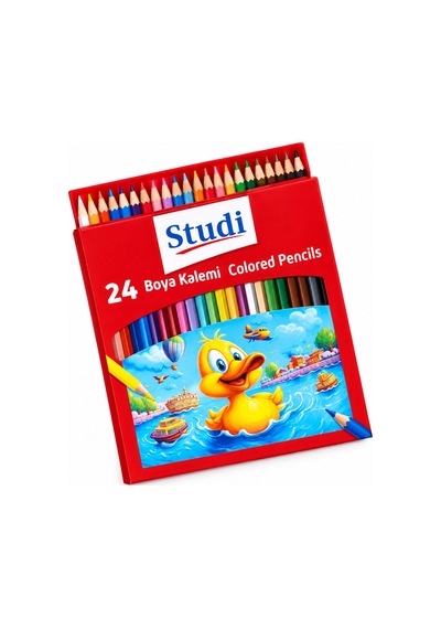 24'lü Kuru Boya Seti Beyaz