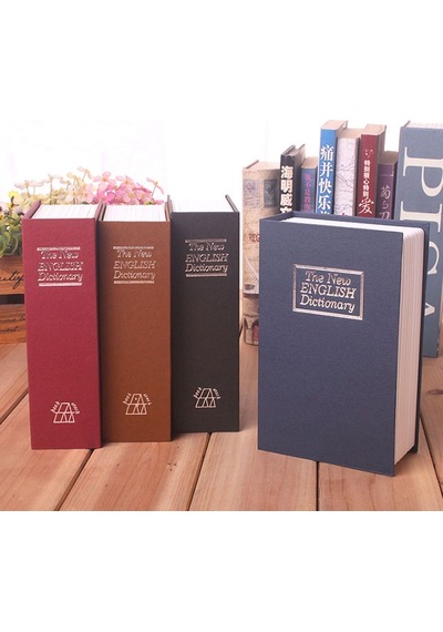 Kitap Görünümlü Kilitli Metal Kasa 18X11 Cm N11.1281