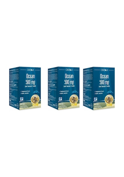 Ocean 500 MG Balık Yağı 3 x 60 Kapsül