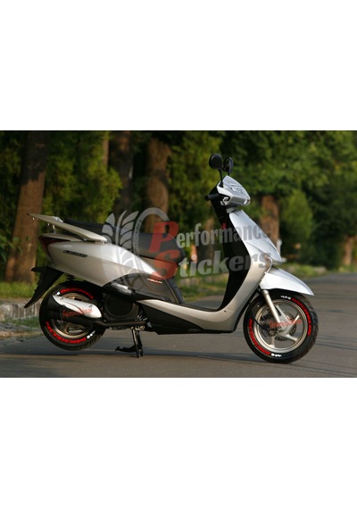 Michelin Scooter Lastik Yazısı Lastik Stiker 10-14inç Arası Uygun