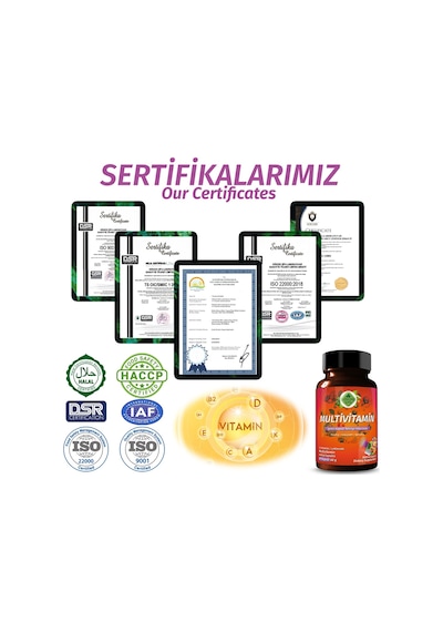 Gökçek Şifa Multivitamin 1000 MG 60 Kapsül
