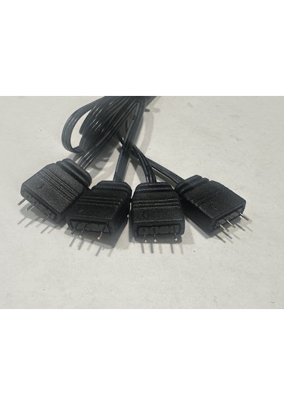 3 Pin Rgb Fan Çoğaltıcı 3 Pin 4 Port Argb Fan Çoğaltıcı Kablo