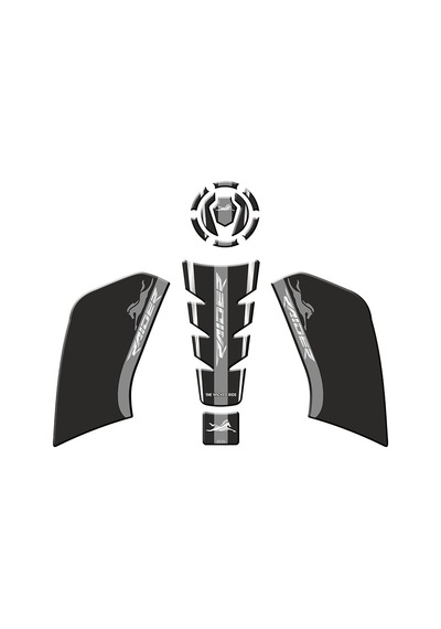 Tvs Raıder 125 2023 - 2024 Uyumlu Tank Pad Set 005 Çok Renkli