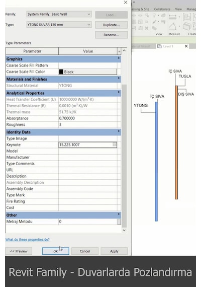 Revit Family Oluşturma Video Ders Eğitim Seti - İleri Seviye