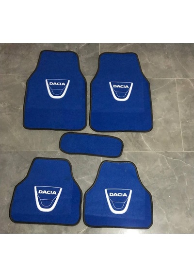 Dacia Logolu Sandero Stepway Mavi Halı Paspas Çift Kat 523428863