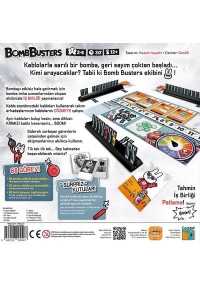 Bomb Busters - Kutu Oyunu, Türkçe Baskı