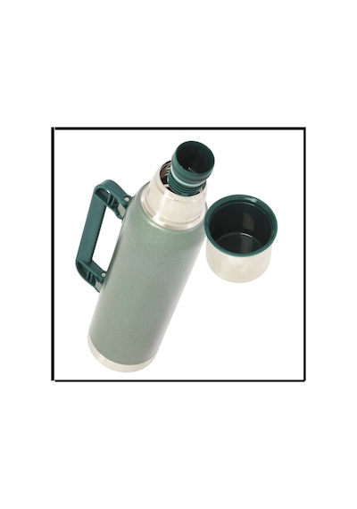 Uyguna-yakala 1.3 Lt - Yeşil Çelik Termos -rm.202 Yeşil