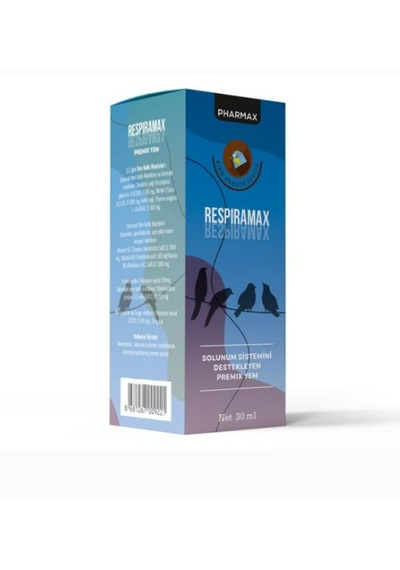 Pharmax Respiramax Kuş 30 Ml Solunum Yolu & Nefes Rahatlatıcı Damla Hırıldama, Hapşırma & Crd Destek