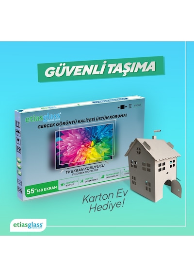 Etiasglass 75" 190 Ekran Led Tv Ekran Koruyucu / 3 Mm Koruma Camı