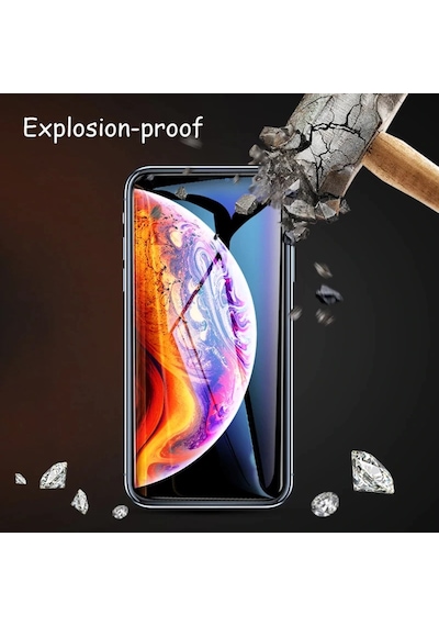 Apple Uyumlu   iPhone 12 Mini 9D Tam Kaplayan Cam Ekran Koruyucu