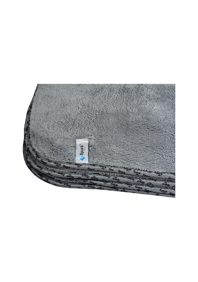 Spark 2'li Set Mikrofiber Büyük Boy Peluş Oto Kurulama Bezi Ve Şönil Temizlik Eldiveni