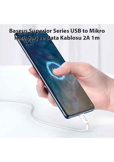 Baseus Superior Series USB to Mikro Hızlı Şarj ve Data Kablosu 2