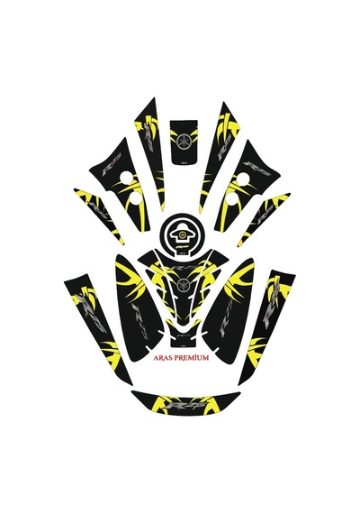 Yamaha R25 2019-2024 Uyumlu Tank Pad Seti Çok Renkli 44372960
