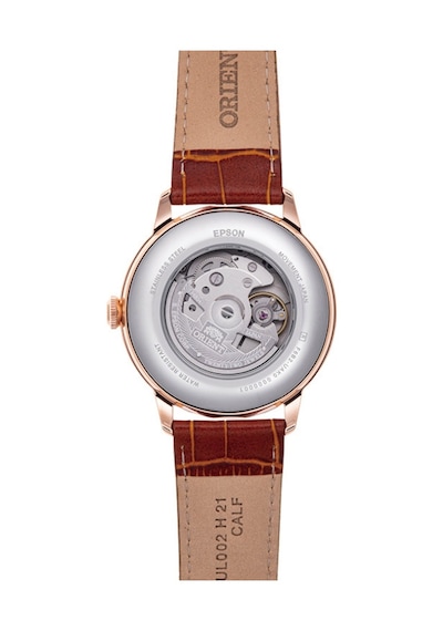 Orient Kurmalı Otomatik Deri Kahverengi Beyaz Kadran Sun&moon 42 Mm Erkek Kol Saati