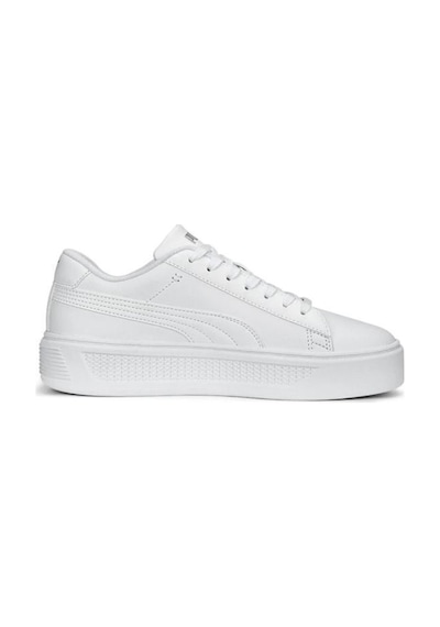 Puma 40617501 Smash Platform V3 Tdp Whıte Sılver Kadın Sneaker Beyaz