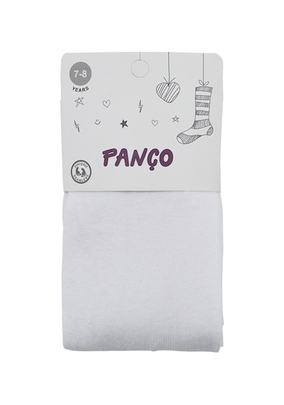 Panço Kız Çocuk Pamuklu Beyaz Külotlu Çorap 2322gk11002