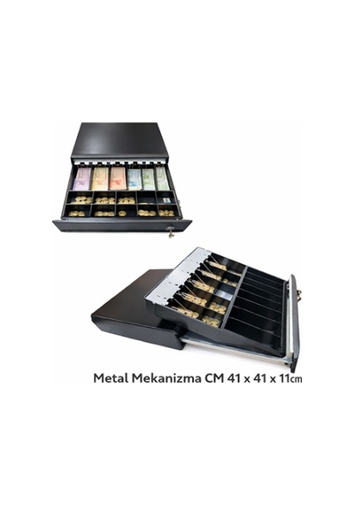 Nexpay Cm Para Çekmecesi 5 Gözlü Metal Alt Tabla 41 X 41 X 11 Cm