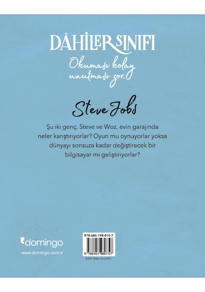Dahilerin Sınıfı - Steve Jobs Bilgisayara Can Veren Adam - Pierdomenico Baccalario - Domingo Yayınevi
