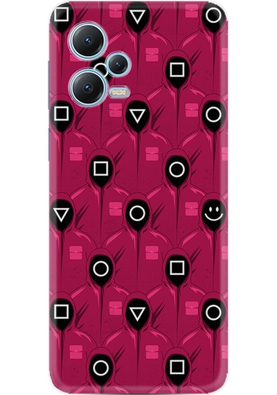 Xiaomi Redmi Note 12 5G Kılıf Resimli Desenli Silikon Platinium Series Gamers 1823