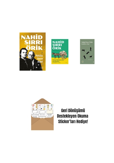 Mehlika Hanım Ailesi + Vatan Beldelerine Seyahatler + Everest Açıkhava 29 - Kedilere Dair + Okuma Sticker'ları