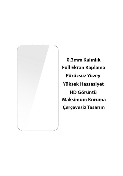 Baseus 14 Pro Max Magsafe Uyumlu Armor Kamera Korumalı Kılıf Ve Tempered Ekran Koruyucu Set 14 Pro Max Kılıf Ekran Koruyucu Set