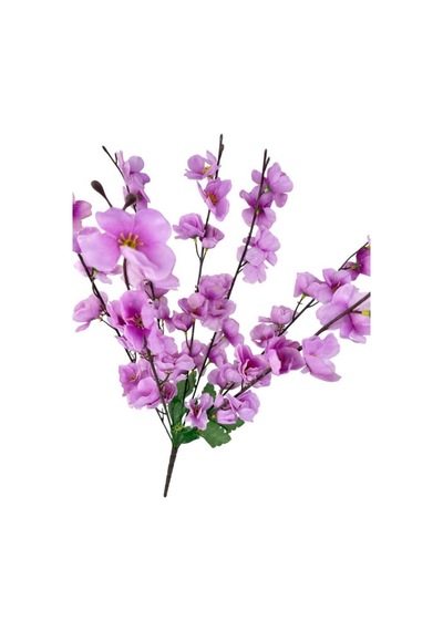 Yapay Çiçek Bahardalı Japon Kiraz Çiçeği 7 Dallı 57cm Lila