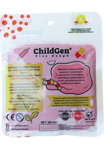 ChildGen 125gr Kartuş Oyun Hamuru - Kırmızı