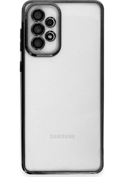 Samsung Galaxy Uyumlu, A73 5g Kılıf Razer Lensli Silikon - Siyah