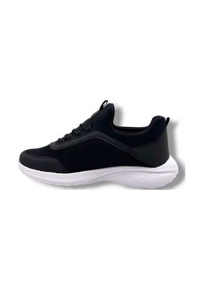 Luttoon 4194-26 Anorak Slip On Anatomik Erkek Sneaker Siyah Beyaz