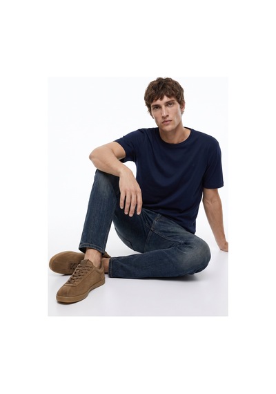 Dockers Lacivert Erkek Regular Fit T-shirt D2620078410 Small Logo T-shirt