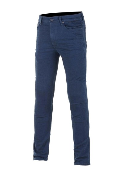 Alpinestars Cerium Tech Stretch Denim Korumalı Motosiklet Pantolonu Mavi