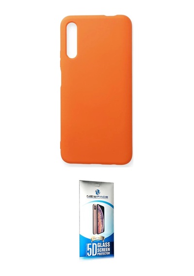 Cep Huawei Uyumlu P Smart Pro / Y9s Kılıf Ahenk Serisi İkili Koruma Seti Najmaddin Sarı