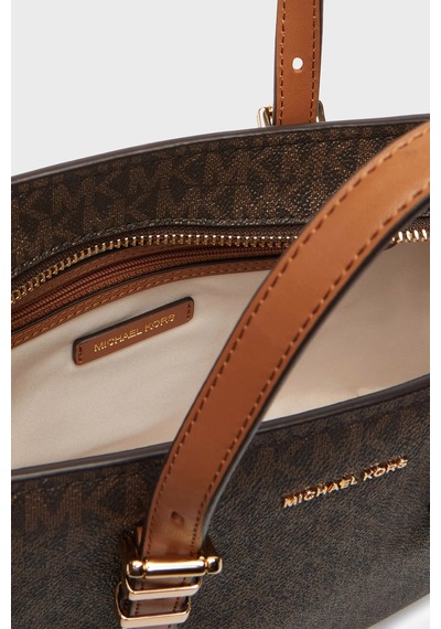 Michael Kors Logolu Çıkarılabilir Askılı Çanta 32s6gqnc0l252 Kadın Çanta 32s6gqnc0l 252 Kahve