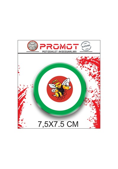 Stıcker Seti Vespa 3d Logo 7cm 2 Nötr