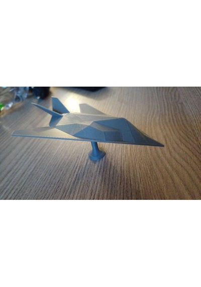 F-117 Savaş Uçağı Modeli Siyah Renk 15 Cm Ev Ofsi Dekoratif Obje