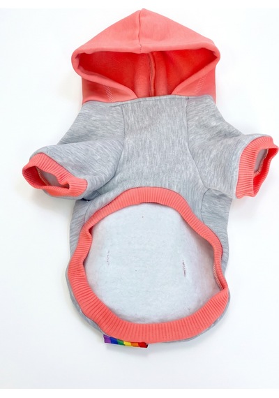 Kemique Rainbow Kedi Sweatshirt Kapüşonlu Gökkuşağı Detaylı Kedi Kıyafeti Kedi Hoodie Kemique Rainbow Kedi Sweatshirt Kapüşonlu Gökkuşağı Detaylı Kedi Kıyafeti Kedi Hoodie