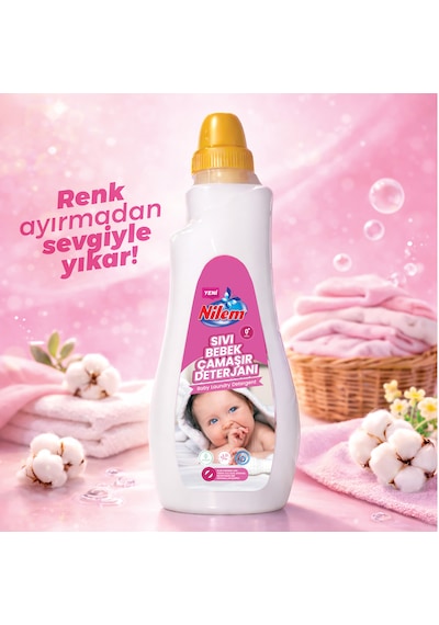 Nilem Sıvı Bebek Çamaşır Deterjanı 1000 Ml