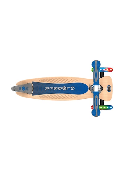Globber Primo Wood Katlanabilir Işıklı Scooter - Lacivert