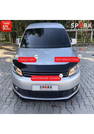 Volkswagen Caddy 2010-2015 Yıl Aralığı Uyumlu Kaput Rüzgarlığı 3mm