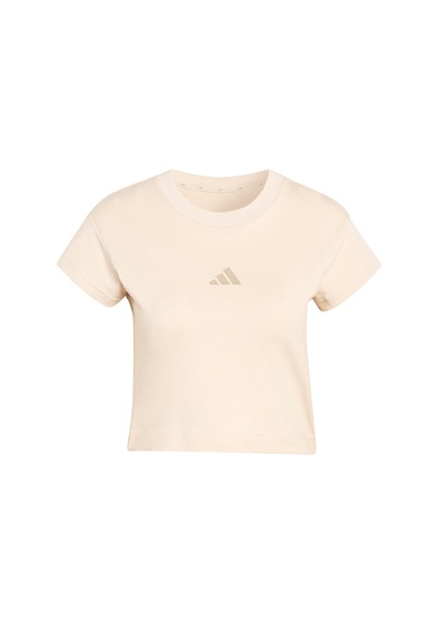 Adidas W Fı Sl Bb Tee Crlı Bej Kadın Kısa Kol T-shirt 000000000102496470