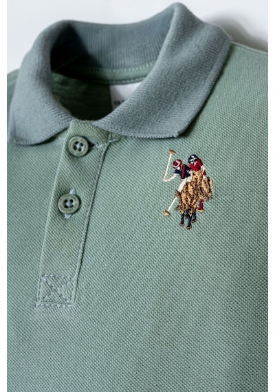 U.s. Polo Assn. Erkek Bebek Yeşil Şort Takım Usb2885-c-v3 Yeşil