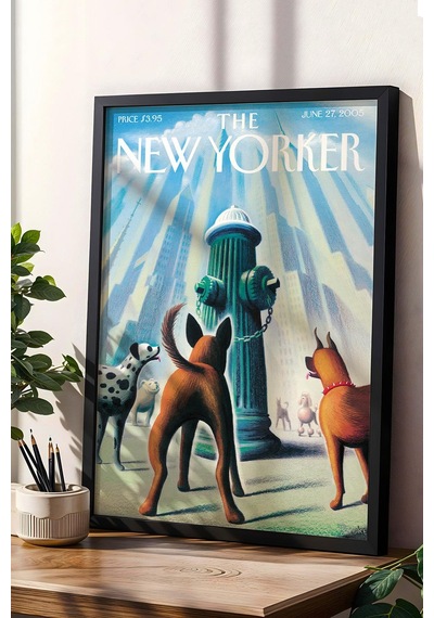 The New Yorker Çerçeveli Tablo June 27 2005
